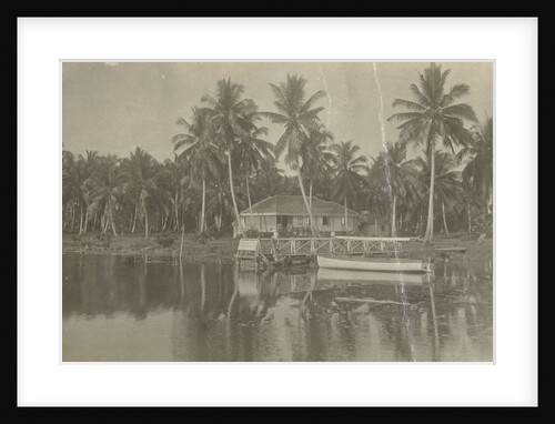 View of a house in the Dutch East Indies, Indonesia by Anonymous