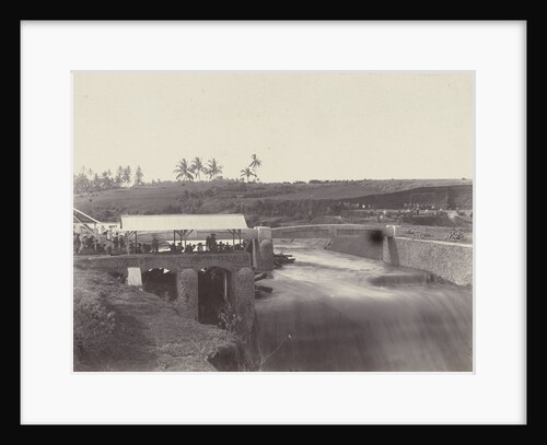 Waterworks in the Dutch East Indies, indonesia by Anonymous