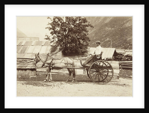 Horse and carriage in Norway by James Valentine