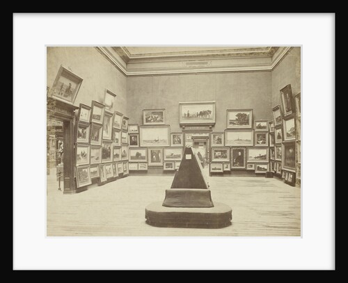 Hall with Dutch paintings at the World Exhibition in Vienna in 1873 by Anonymous