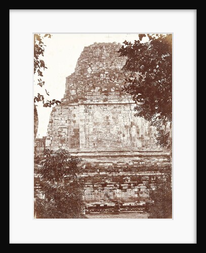 Buddhist temple mendut by Woodbury & Page