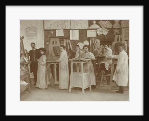 workshop Rijksmuseum, presumably training site for art students by Anonymous