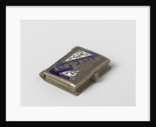 Pendant in the form of a book, containing 6 photos of places in Amsterdam by Anonymous