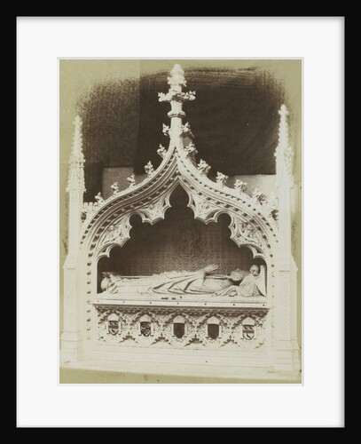 Mediaeval Tomb, Caen Stone) Myers. Great Exhibition, London UK by Hugh Owen