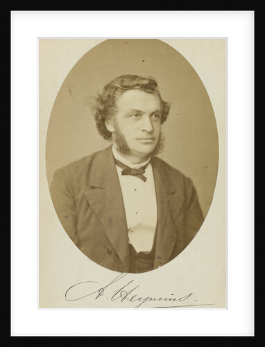 Portrait A. Heynsius, Professor of Medicine Leiden by P. Somerwil