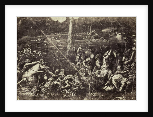 Drawing Raphael from Windsor Castle, drowning army after Israel's crossing of the Red Sea by Charles Thurston Thompson