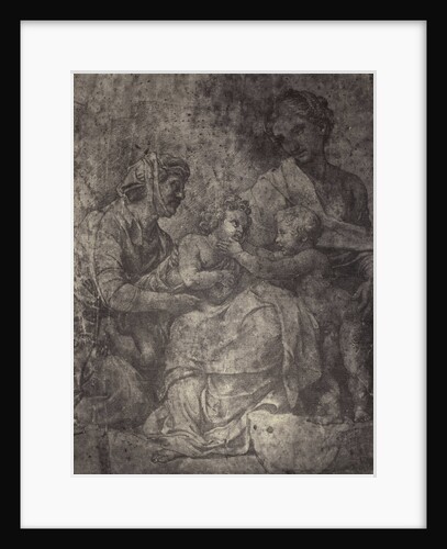 Raphael drawing from Windsor Castle, Mary with Jesus, Elizabeth with John by Charles Thurston Thompson