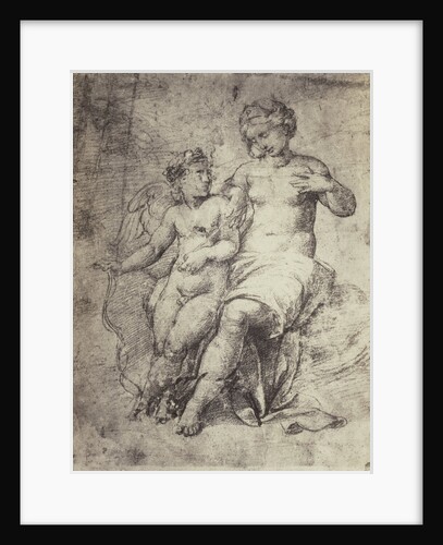 Raphael drawing from Windsor Castle, Mary with Jesus by Charles Thurston Thompson