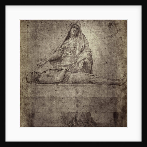 Drawing Raphael from Windsor Castle, Mary mourns the dead Christ by Charles Thurston Thompson