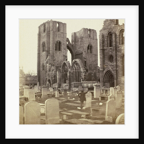 Elgin Cathedral; South Aisle UK by George Washington Wilson