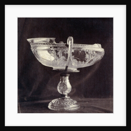 crystal bowl engraved on foot, from the Louvre by Charles Thurston Thompson