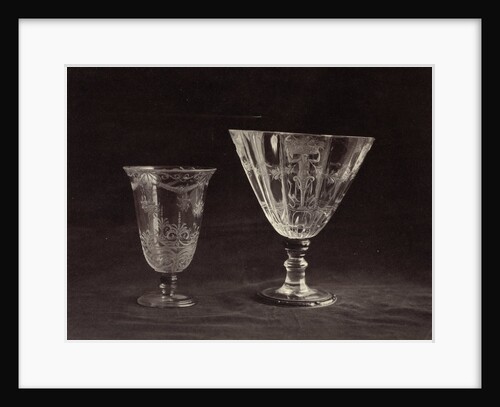 Two crystal cut glass, from the Louvre by Charles Thurston Thompson
