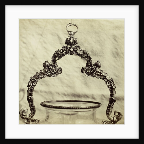 Metal handle crystal barrel by Charles Thurston Thompson