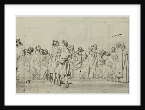 Cartons de l'hemicycle du Palais des Beaux-Arts by Paul Delaroche