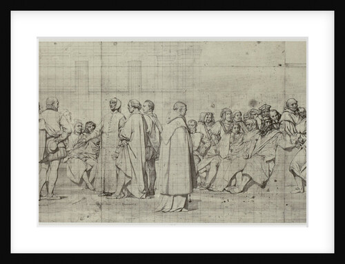 Cartons de l'hemicycle du Palais des Beaux-Arts by Paul Delaroche