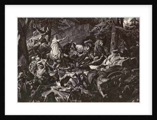 Charlemagne traverse les Alpes by Paul Delaroche