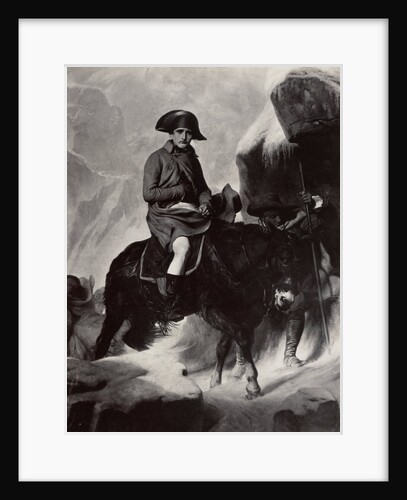 Le General Bonaparte franchisers sant les Alpes by Paul Delaroche