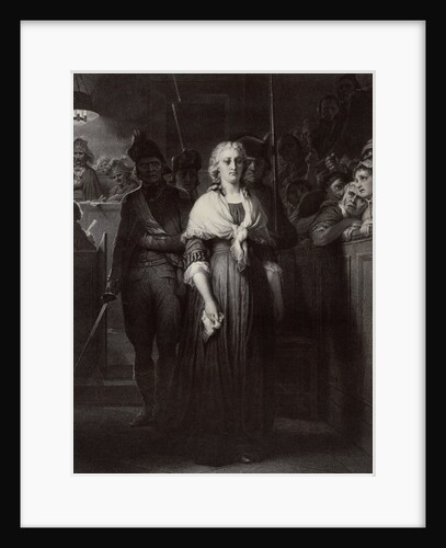 Marie Antoinette apres sa condamnation, after her conviction by Paul Delaroche
