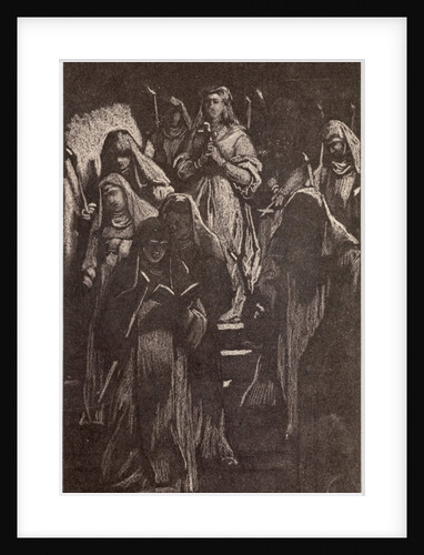 La Cenci marchant au supplice by Paul Delaroche