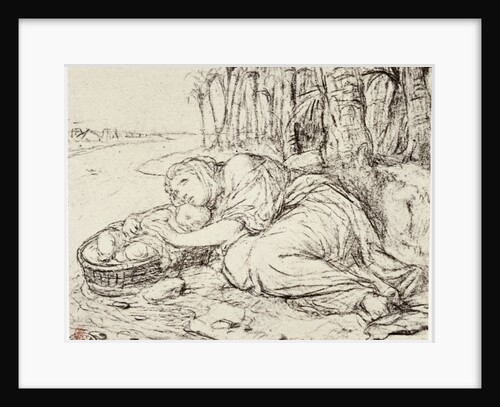 La mere de Moise by Paul Delaroche