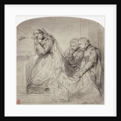 Derniere communion Marie Stuart by Paul Delaroche