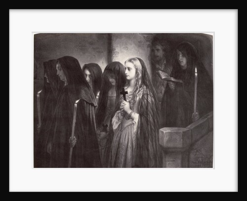 La Cenci marchant au supplice by Paul Delaroche