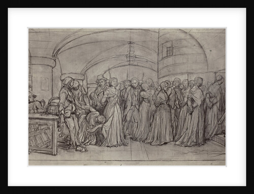 Mme Elisabeth conduite au supplice by Paul Delaroche