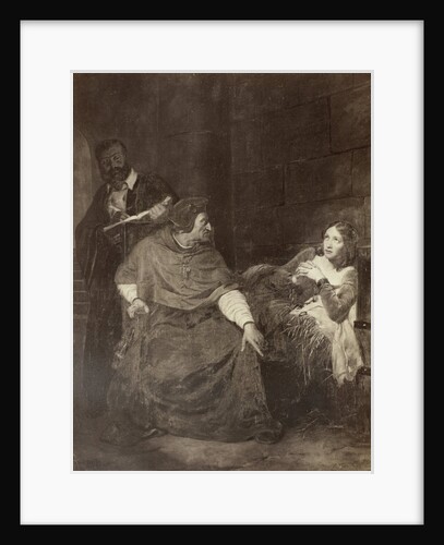 Joan of Arc, Jeanne d'Arc malade est interrogee dans sa prison by Paul Delaroche