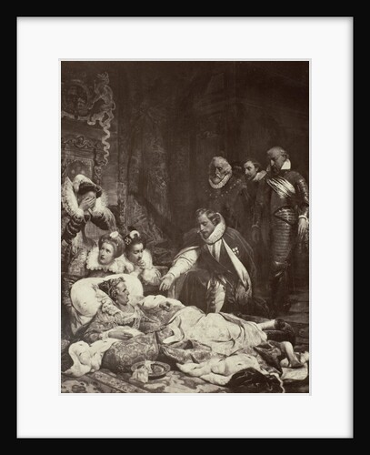 Mort d'Elisabeth, reine d'Angleterre by Paul Delaroche