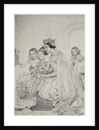 Sainte Amelie, reine de Hongrie by Paul Delaroche