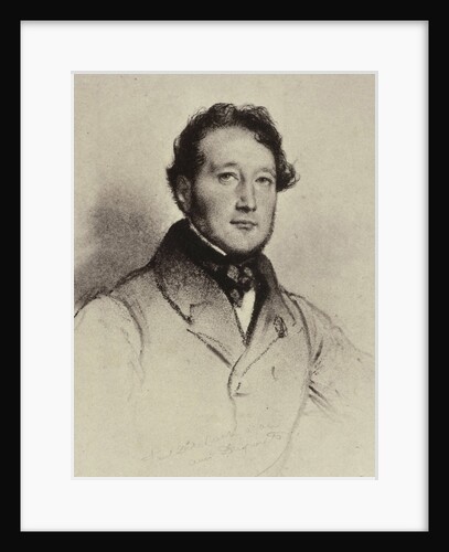 Portrait M. Henriquel-Dupont by Paul Delaroche