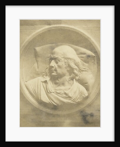 Sculpture: relief portrait of Beranger by Adolphe Bilordeaux