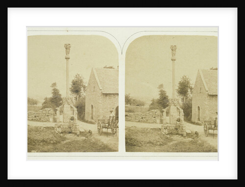 The Cross St.Esprit or near Dinan by Lovell Reeve