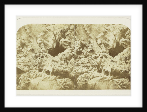 Entrance to the ice cavern, in the malpays of the Peak of Tenerife by Lovell Reeve