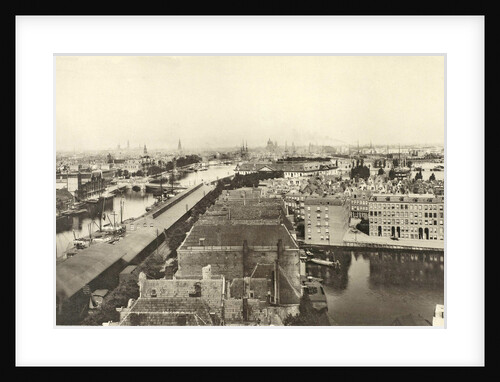 View of the Nieuwevaart and Kattenburg experiencing by Gerrit Hendricus Heinen