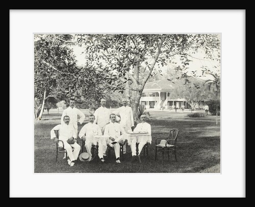 Group of men, possibly for Government Palace in Batavia Jakarta, Indonesia by Anonymous