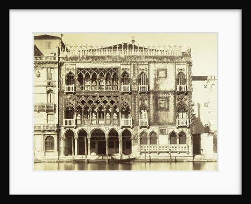 Piazza Ca Doro sul Canal Grande Venice by Carlo Naya