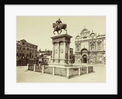 Venezia. Monumento a Bartolomeo Colleoni a Ss. Giovanni e Paolo Italy by Carlo Naya