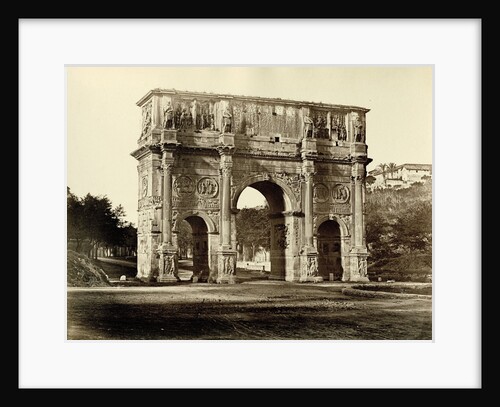 The Arch of Constantine, north side, Rome Italy by James Anderson