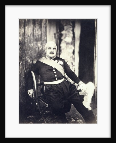 Portrait of Marshal Pelissier during the Crimean War by Roger Fenton