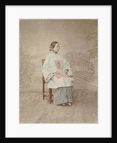 China, portrait young woman by Baron Raimund von Stillfried und Ratenitz
