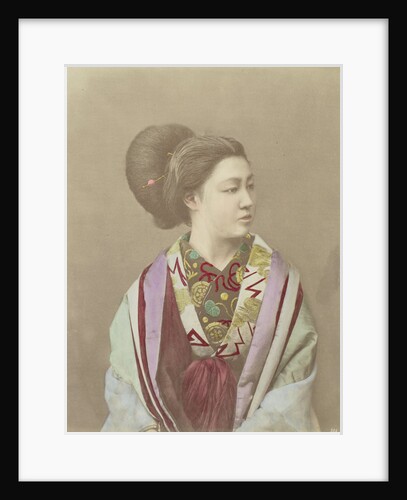 Portrait of a Japanese woman by Baron Raimund von Stillfried und Ratenitz