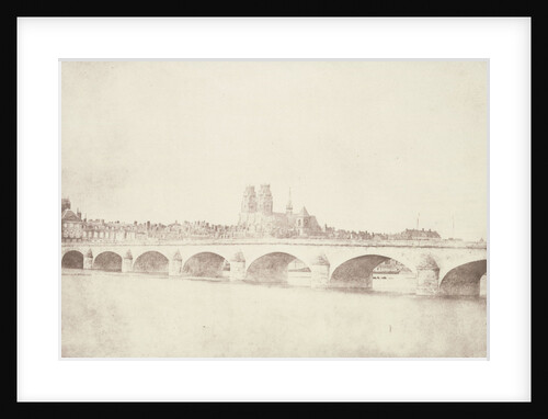 The bridge at Orléans France by William Henry Fox Talbot