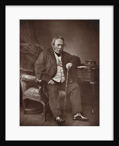 Portrait of the French writer Paul de Kock by Charles Albert Bertall