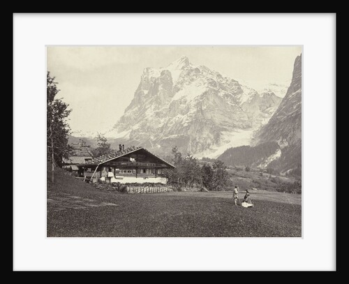 Mountain landscape in Switzerland the Wetterhorn by William England