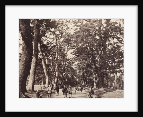 View of the Tokaido along the east coast of Honshu by Felice Beato