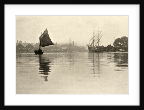 ship on the water by Peter Henry Emerson