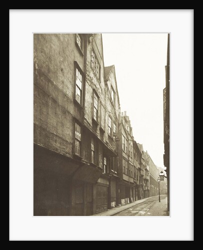 Old houses in Wych Street, London UK by Alfred & John Bool