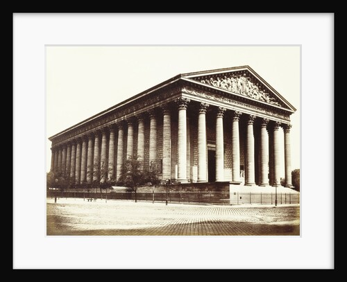La Madeleine, Paris, France by Édouard Denis Baldus