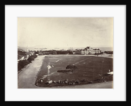 Sea from Watson's Hotel in Bombay, India by Samuel Bourne